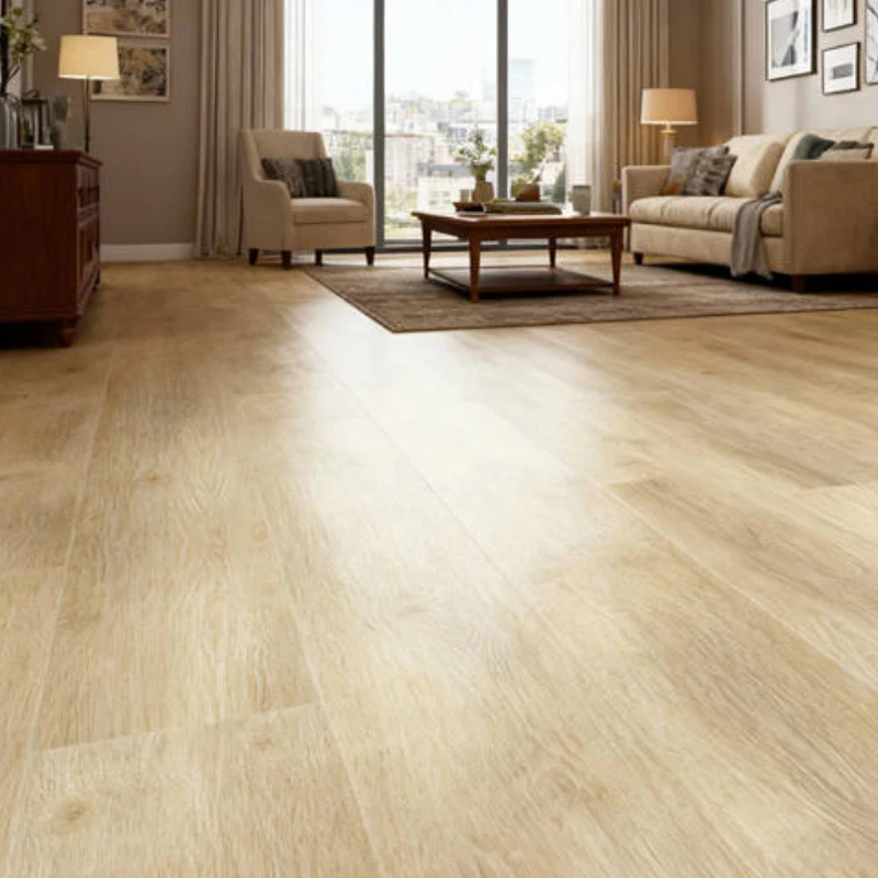 Get Oak Limed SPC Flooring with washed wood tones, delicate grain detail, and a bright finish for rooms